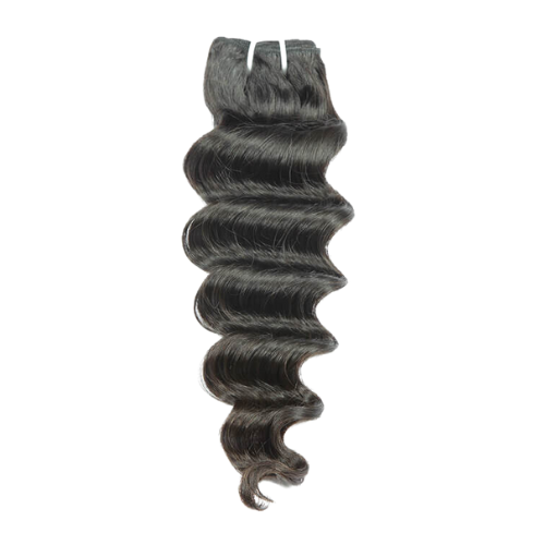 12A 1 Piece Black Loose Deep Wave Virgin Brazilian Human Hair Bundle