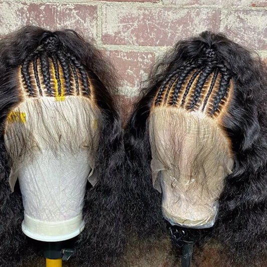 NOOR | Black Half Braids/Half Curls Afro Style 16 inch - 22 inch
