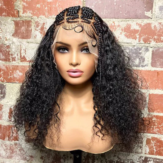 IMANI | Black Deep Curly + Special Braids 18 inch